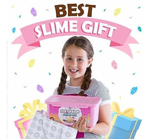 Kit De Slime Esponjoso Para Niñas Todo En Una Caja Para Hac