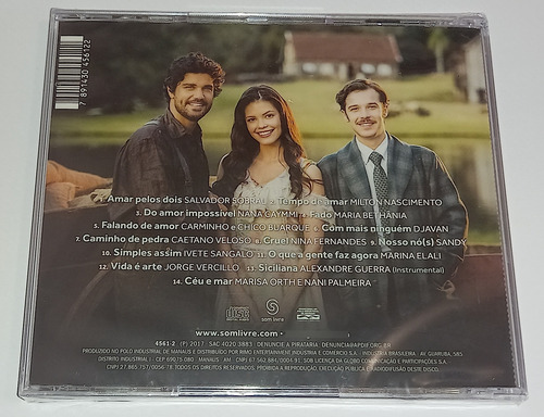 Cd Novela - Tempo De Amar - Vol. 1 (lacrado) Estandar