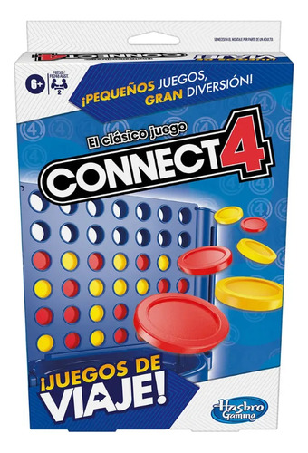 Mini Juego De Viaje Connect 4 Hasbro F8248