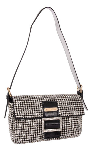 Bolsa Shoulder Nicole Lee Estella De Fiesta Fw23 Color Negro