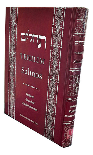 Libro Editorial Bnei Sholem Salmos Tehilim Hebreo-español