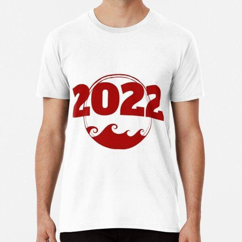Remera Diseño De Onda Roja 2022 # 2 Algodon Premium