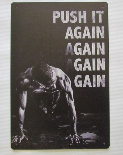 Poster Anuncio Cartel Gym Correr Motivacion Decoracion Casa