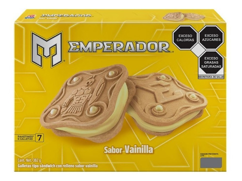 Galleta Emperador Gamesa Sabor Vainilla 382g