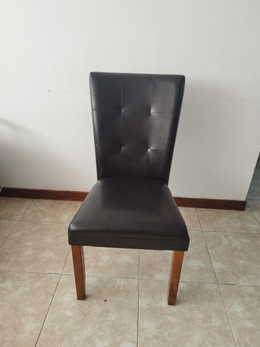 Silla Tapizada Elegantes Modernas Sensacion Piel Cuero