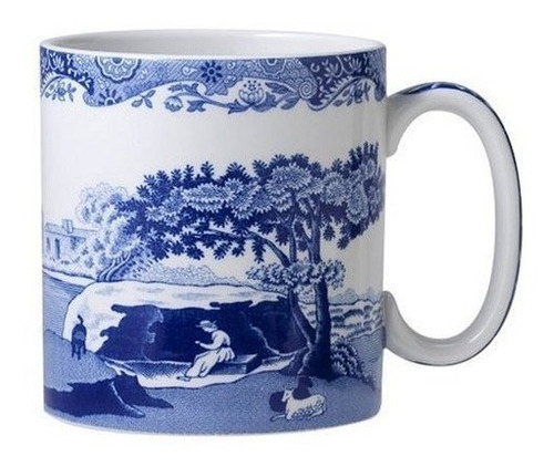 Spode Blue Italian Mug Set De 4 Jumbo Mug 16 Oz