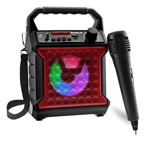 Máquina De Karaoke Portátil Risebass Con Micrófono - Sistema