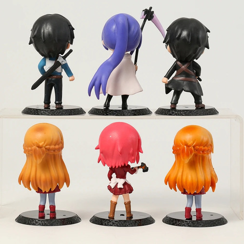 Juguetes De Figuras De Acción Kirito Asuna De Sword Art Onli