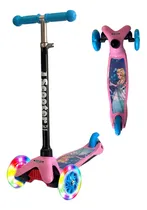 Comprar Monopatín Infantil de pie Scooter Italy Original 3 Ruedas con Luces Mini Graffiti Princesas Rosa