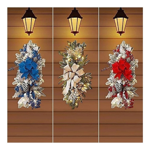 Ramo Navideño Iluminado Con Luces Led