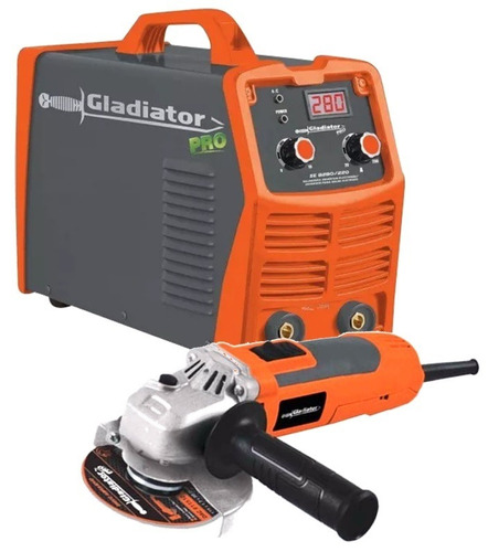 Soldadora Gladiator Ie8280/220 Inverter Electrodo Amoladora