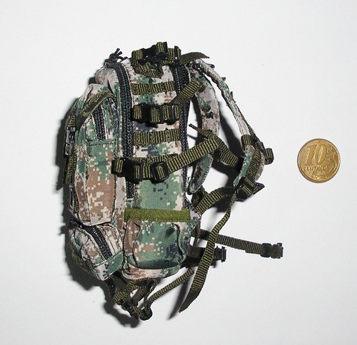 Acessório #011 Mochila Miniatura P/ Boneco Escala 1/6