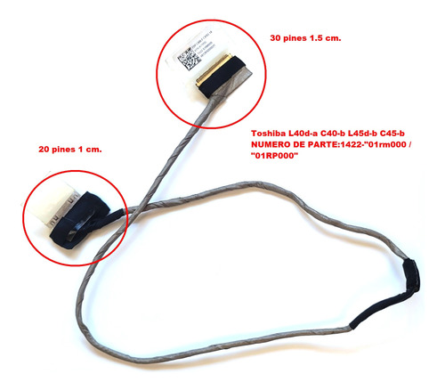 Cable Flex Toshiba L40d-a C40-b L45d-b C45-b 1422-01rm000