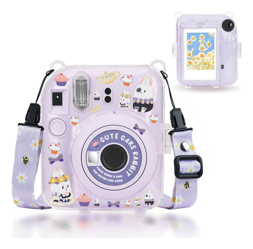 Clear Pvc Protective Case For Fujifilm Instax Mini 12 Insta.