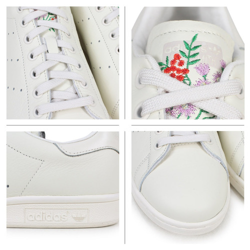 Tenis adidas Originals Stan Cq2196 Con Flores Envío gratis