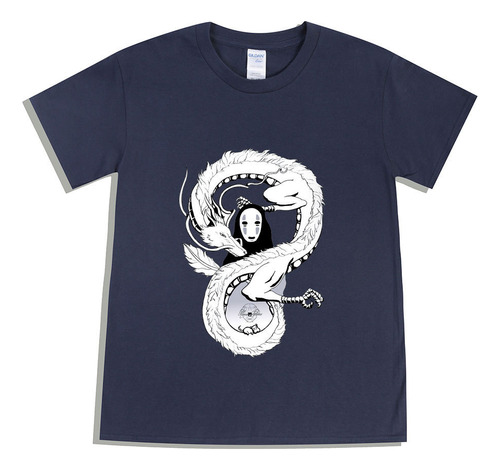 Spirited Away Anime Print Short Sleeve T Shirt