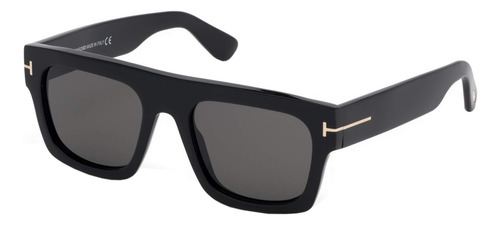 Tom Ford Fta Shiny Black Fausto Square Gafas De Sol Lentes C