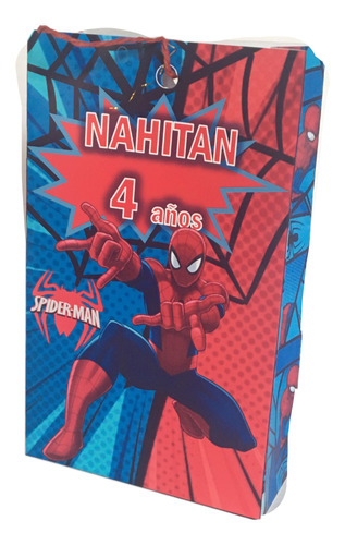 Bolsitas Papel Diseño Spiderman Hombre Araña Sorpresitas *10