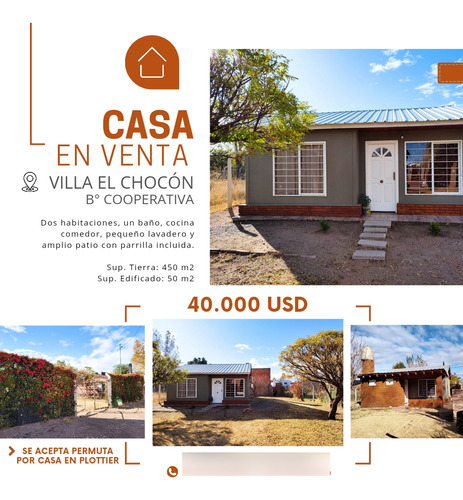 Venta De Casa Villa El Chocón!!