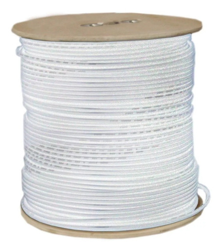 Cable Coaxial Rg6 Blanco 