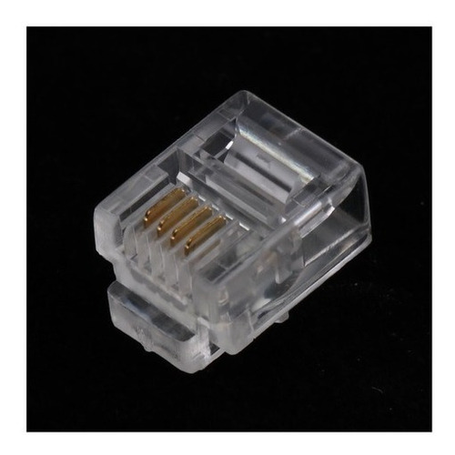 4 X Conector Rj11 6p4c Para Teléfono, 4 Unidades, Factura