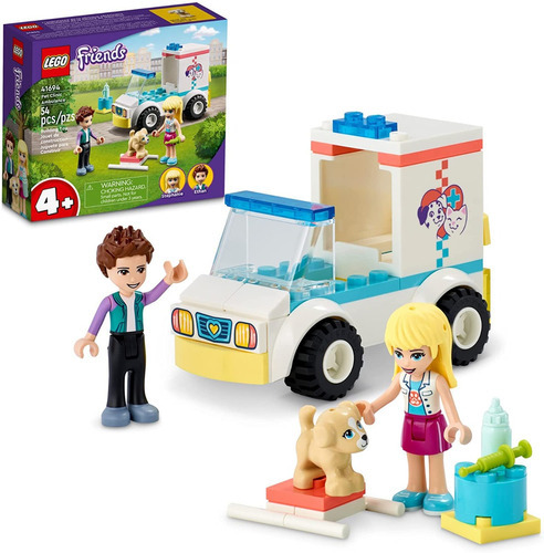 Kit Lego Friends Ambulancia De La Clínica De Mascotas 41694