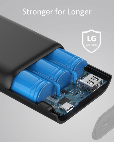 Imagem 6 de 6 de Powerbank Portátil Anker Power Core 10000mah Poweriq 2.4a