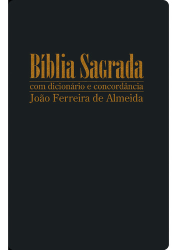 Bíblia RC gigante - Dicionário e concordância - Luxo preta, de Almeida, João Ferreira de. Geo-Gráfica e Editora Ltda em português, 2017