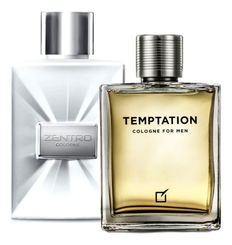 Perfume Temptation Men + Zentro Yanbal - mL a $1000