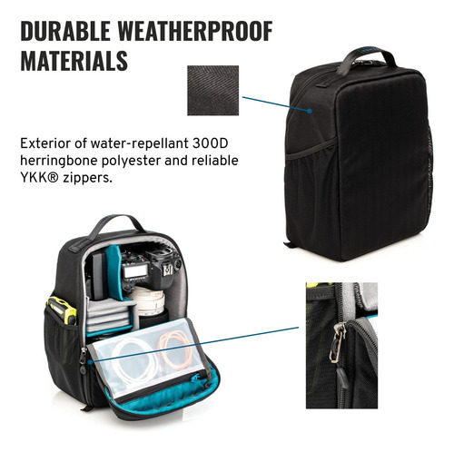 Mochila Tenba Byob 10 Para Dslr Negro