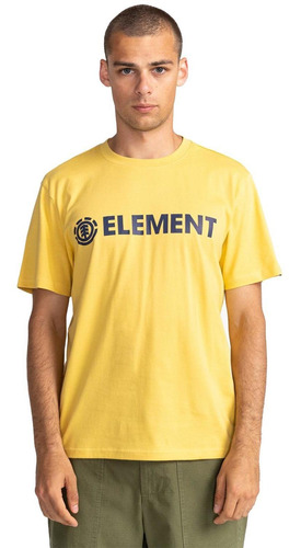 Polera M/c Hombre Blazin Amarillo Element