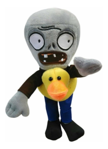 Peluche Plantas Vs Zombies - Zombie Con Pato Salvavidas