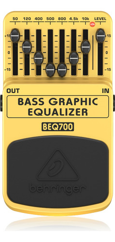 Pedal Efecto Behringer Beq700 Bass Equalizer 