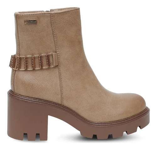 Botas Botinetas Lady Stork Rebeca Taco 8cm Cierre Urbanas