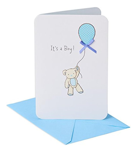 Tarjeta American Greetings New Baby Boy (¡tan Feliz Por Ti!)