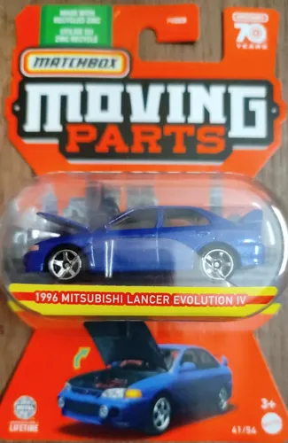 Mitsubishi Lancer Evolution Matchbox Moving Parts Superfast