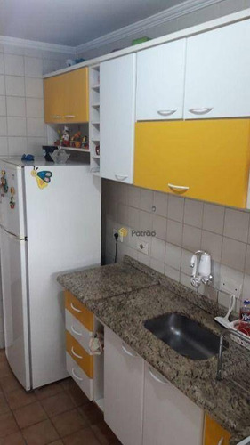 Imagem 3 de 15 de Apartamento Com 2 Dormitórios, 62 M² - Venda Por R$ 280.000,00 Ou Aluguel Por R$ 1.280,00/mês - Centro - São Bernardo Do Campo/sp - Ap3325