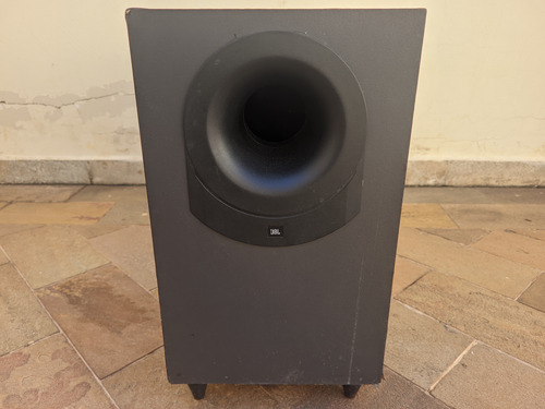 Caixa Subwoofer Jbl Bass 20 - Não Funciona- Ref. Denon.onkyo Preto (Usado)