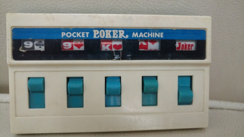 Pocketeers Juego De Poker Pocket Machine Tomy 1978 