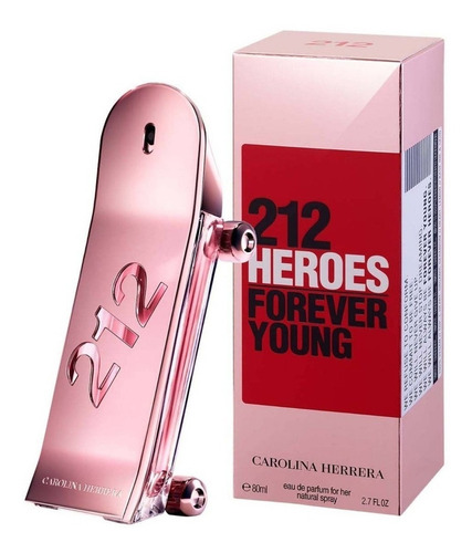 Imagen 2 de 2 de Carolina Herrera 212 Heroes EDP 80 ml para mujer
