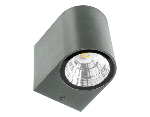 Led Redonda 10x9 7+7w Fría Gris Vivion