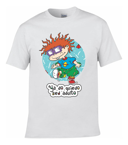 Playera Carlitos Rugrats, Peso Completo 100% Algodón