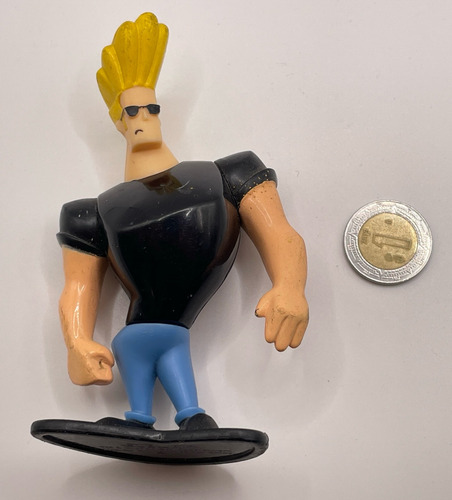 Johnny Bravo Mini Figura 10cms Original Cartoon Network 2004 (Usado)