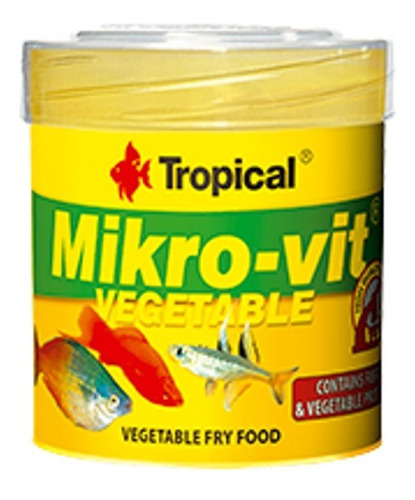 Tropical Alimento P/ Alevines Vegetable Mikro-vit 32g Peces