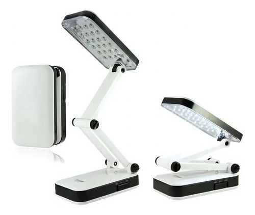 Luminária Portátil/ Mesa / 24 Leds P / Dobrável Recarregável