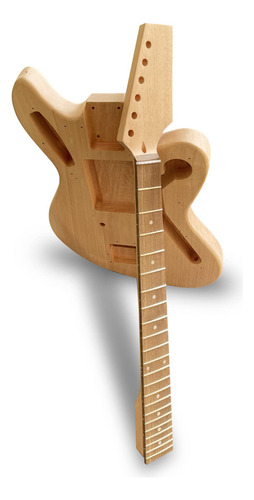 Fistrock Kit De Guitarra Eléctrica Diy Kit Para Principian. Color Natural