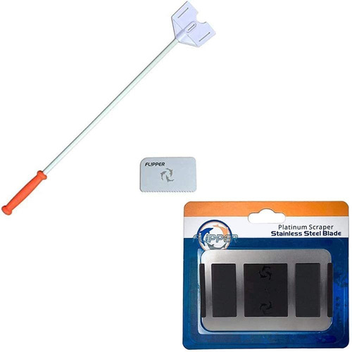 Fl! Pper Flipper Platinum Aquarium Scraper Scraper Herramien