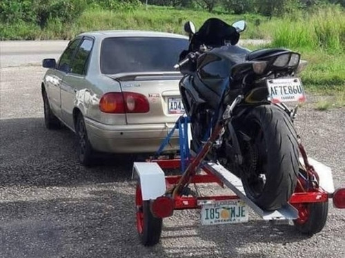 Imagen 4 de 7 de Trailer Para Moto (original Ultraliviano)