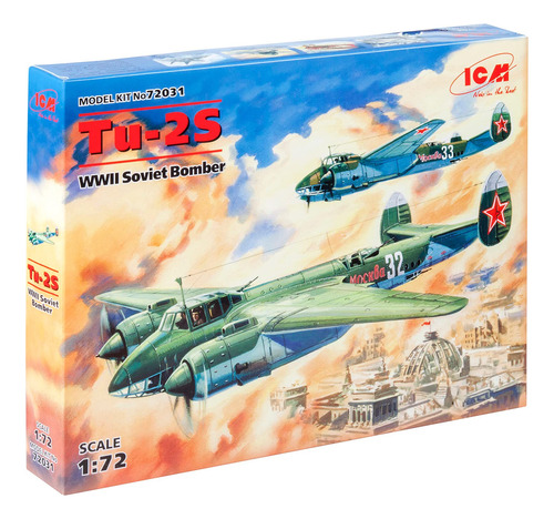 Icm Models Tu-2s Wwii Kit Construccion Bombardero Sovietico