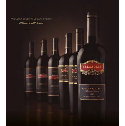 Vino Icono Errazuriz Don Maximiano Founders Reserve 2010